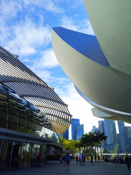 新加坡滨海湾艺术科学博物馆