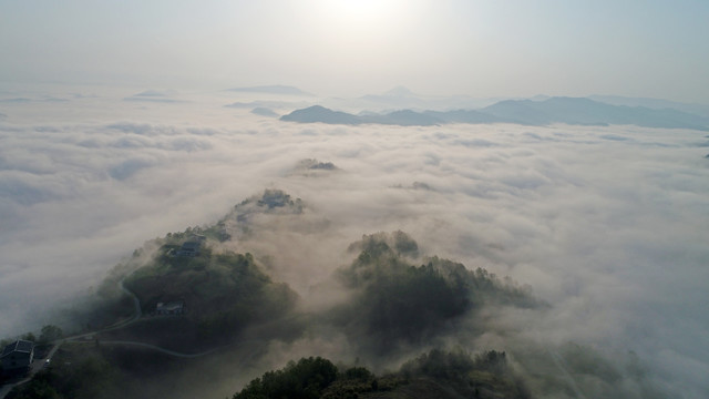 县河航拍