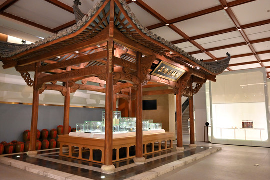 中式古建筑特色展台