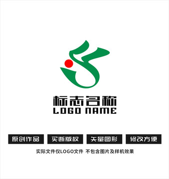 FJ字母JF标志飞鸟logo