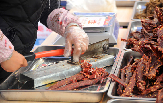 手撕牛肉手撕牦牛肉