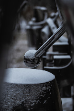 雕塑公园雪景