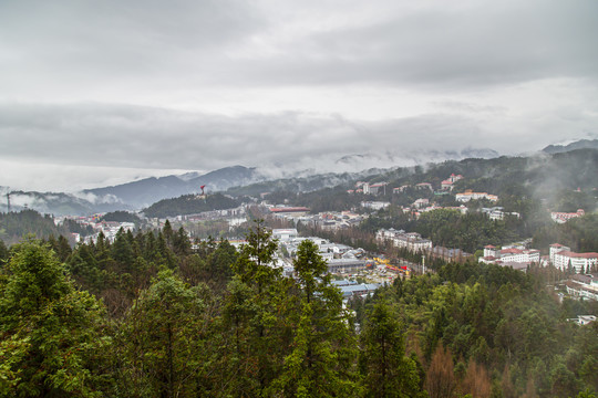 井冈山风景名胜区茨坪全景