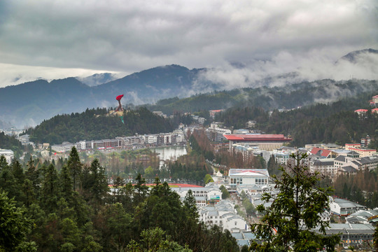 井冈山茨坪全景