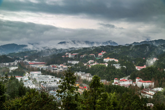 井冈山茨坪全景