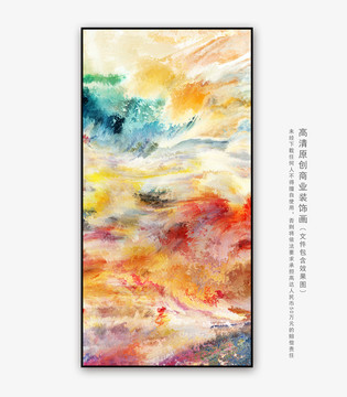 抽象油画