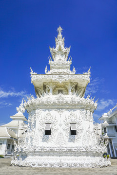 泰国清莱白庙泰式寺庙