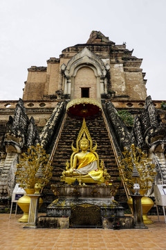 泰国清迈柴迪隆寺佛像