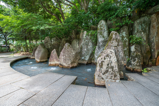 日本有马温泉炭酸泉源公园温泉