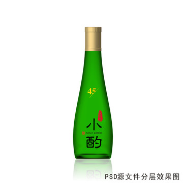 绿色酒瓶