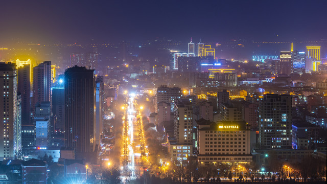 长治夜景