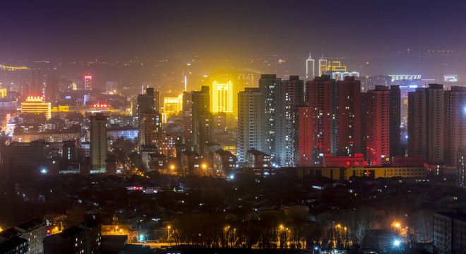 长治夜景