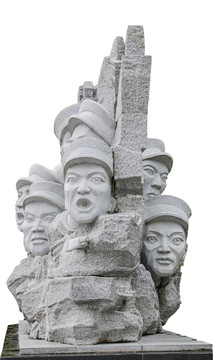 红军抗战雕塑