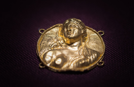 古希腊珠宝首饰黄金圆章