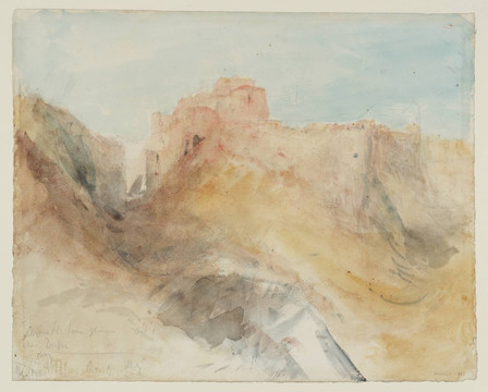 约瑟夫·马洛德·威廉·透纳迪耶普附近的一座废墟城堡