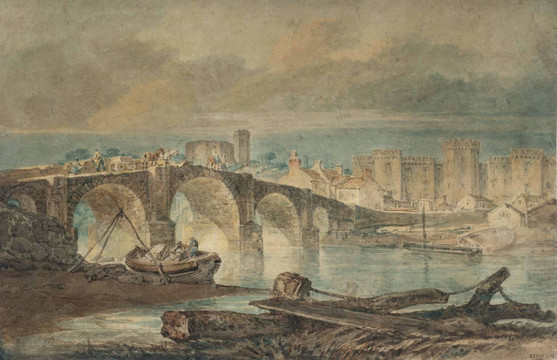 约瑟夫·马洛德·威廉·透纳加的夫桥和城堡