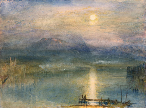 约瑟夫·马洛德·威廉·透纳卢塞恩湖上的月光