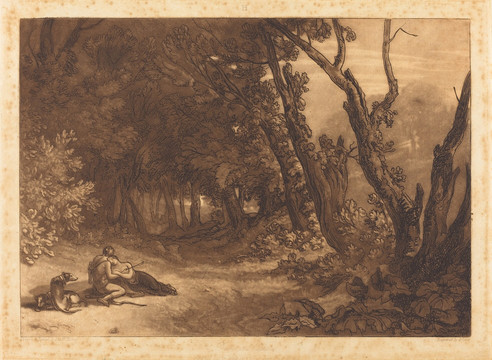约瑟夫·马洛德·威廉·透纳树林景观