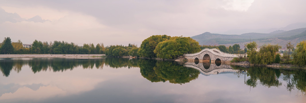 中国云南省清溪水库旅游风光