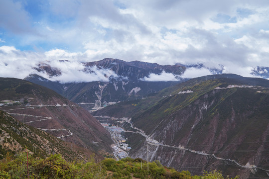 中国云南省高原山脉旅游风光