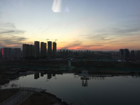 傍晚的天空