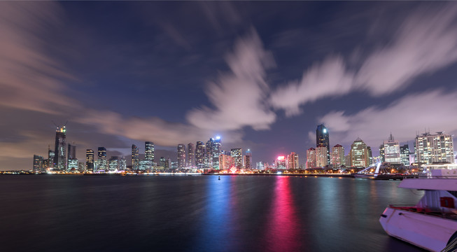 青岛城市夜景