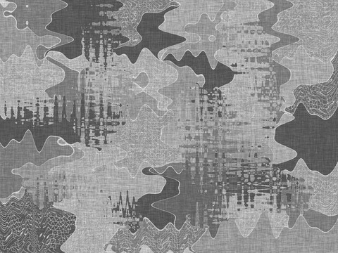 灰色抽象布纹地毯