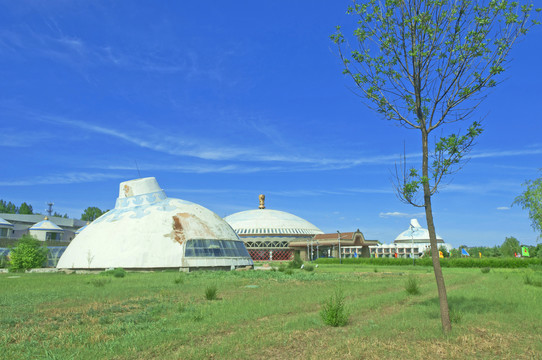 呼和浩特蒙古风情建筑