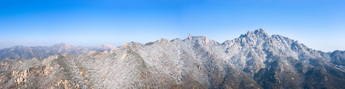 青岛崂山雪景