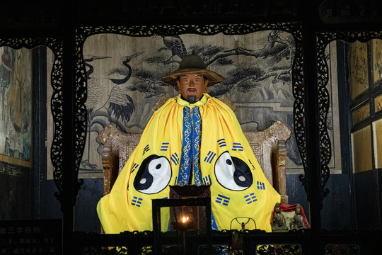武当山紫霄宫张三丰像