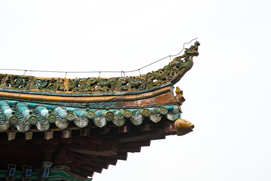 武当山紫霄殿龙脊兽