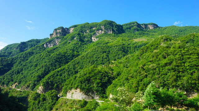 合欢谷风光高峰