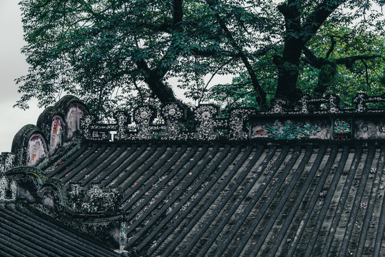 潮汕古建筑屋顶