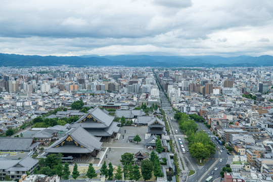 日本京都都市风光