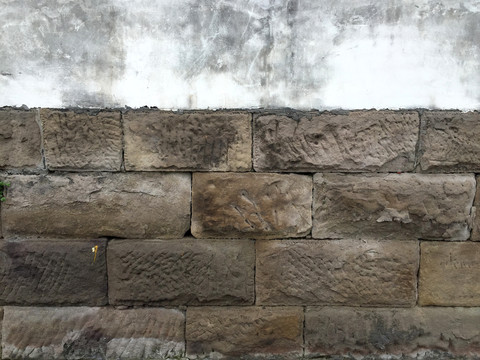 石壁墙面背景