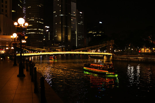 新加坡滨海湾夜景