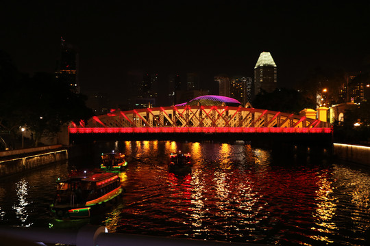 新加坡滨海湾夜景