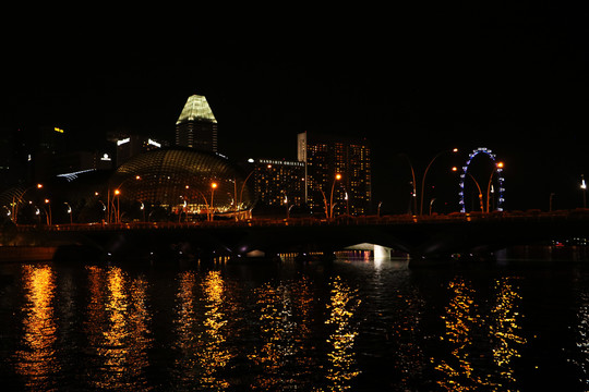 新加坡滨海湾夜景