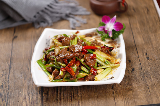酱爆猪面肉