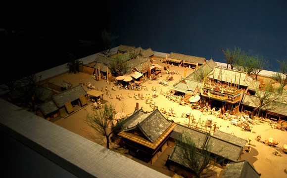 古代生活场景模型