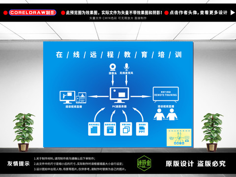 线上远程学习教育培训示意图