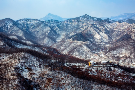 原山雪景