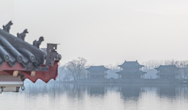 北京颐和园建筑风景