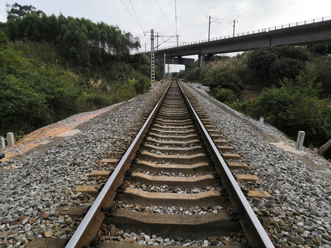 乡村火车铁路