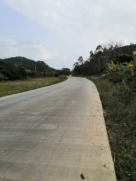 农乡小村火车铁路