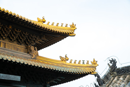 武当山金顶金殿脊兽