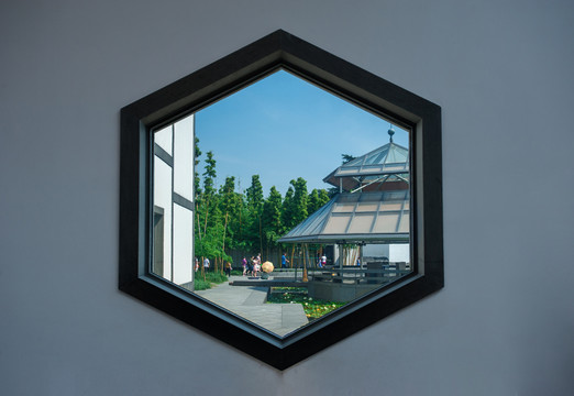 苏州博物馆六角窗
