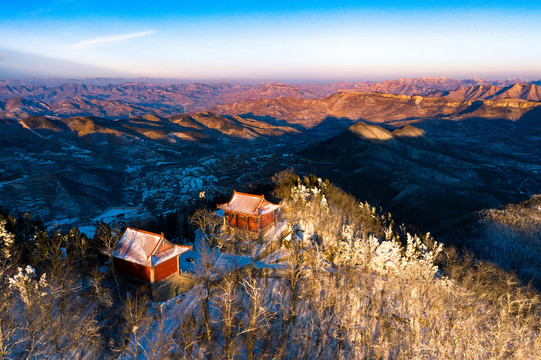 禹王山初雪