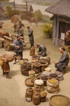 辽东马市泥塑卖干货