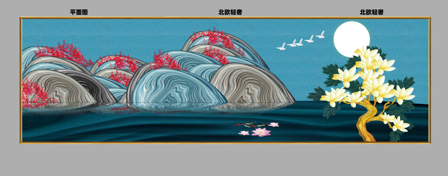 轻奢装饰画